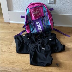 Rawlings Softball Pants & Bag Bundle